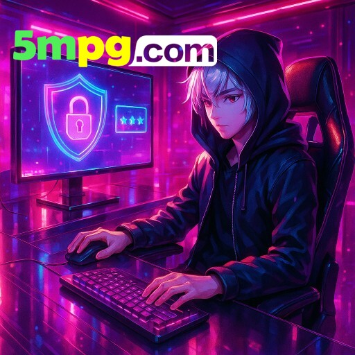 Imagem promocional da 5MPG destacando login ágil e ambiente protegido